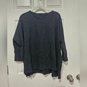 Mersea Black Tunic Tee One Size Fits All 100% Cotton